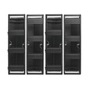Eaton Tripp Lite SmartRack 12" Deep Vertical Cable Manager, Double-Sided, 7 ft, Black