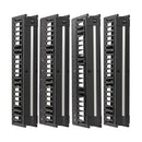 Eaton Tripp Lite SmartRack High-Capacity Vertical Cable Manager, 6" Wide, Double-Sided, 7 ft, Black