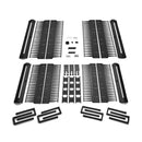 Eaton Tripp Lite SmartRack High-Capacity Vertical Cable Manager, 6" Wide, Double-Sided, 7 ft, Black