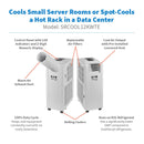 Eaton Tripp Lite SRCOOL12KWTE Portable Air Conditioner with Ionizer – 13,000 BTU (3.8 kW), 120V, R32 Refrigerant
