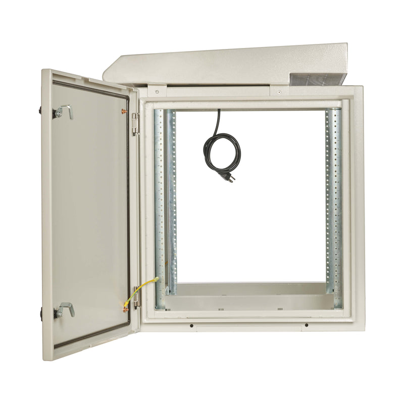 Eaton SmartRack SRN3RG12UHD 12U NEMA 3R Heavy-Duty Wall-Mount Industrial Enclosure with Fans