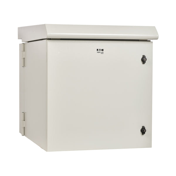 Eaton Tripp Lite SRN3RG12US SmartRack 12U NEMA 3R Wall-Mount Industrial Enclosure with Dual Fans, Gray