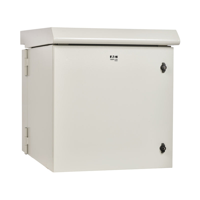 Eaton Tripp Lite SRN3RG12US SmartRack 12U NEMA 3R Wall-Mount Industrial Enclosure with Dual Fans, Gray