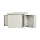 Eaton Tripp Lite SRN3RG12US SmartRack 12U NEMA 3R Wall-Mount Industrial Enclosure with Dual Fans, Gray