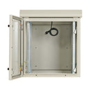 Eaton SRN3RG12USDP SmartRack 12U NEMA 3R Industrial Wall-Mount Enclosure with Dual Fans – Gray