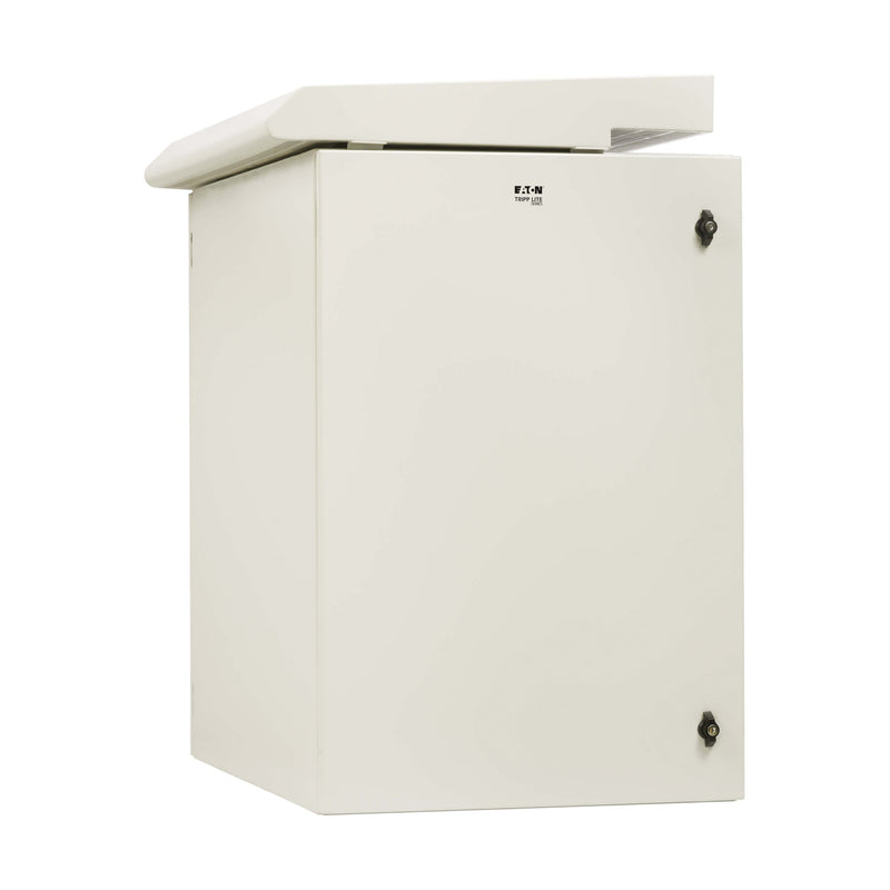 Eaton Tripp Lite SmartRack SRN3RG18UHD 18U NEMA 3R Industrial Wall-Mount Enclosure with Fans and Locking Doors – Gray