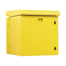 Eaton SRN3RY12US SmartRack 12U NEMA 3R Wall-Mount Industrial Enclosure with Fan – Yellow
