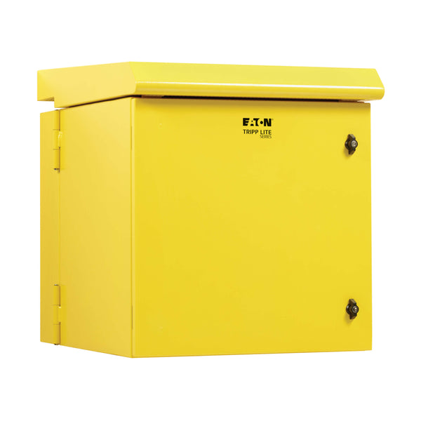 Eaton SRN3RY12US SmartRack 12U NEMA 3R Wall-Mount Industrial Enclosure with Fan – Yellow