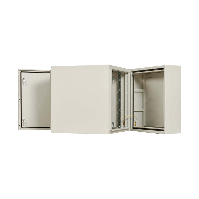 Eaton Tripp Lite SRN4G12US SmartRack 12U NEMA 4 Industrial Wall-Mount Enclosure, Gray, 28" Deep