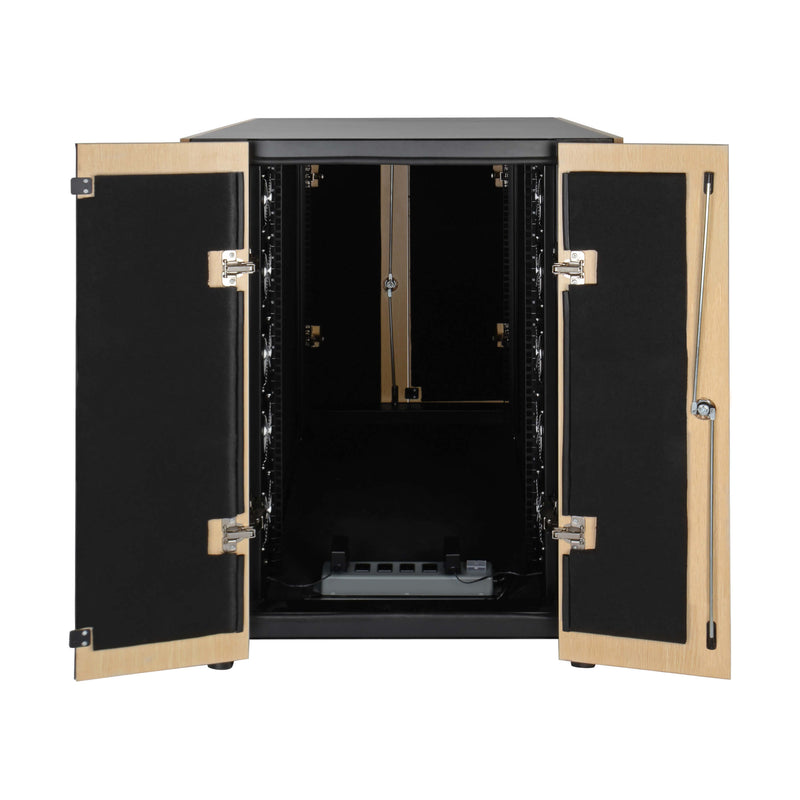 Eaton Tripp Lite SRQ18U SmartRack Sound Proof 18U Half-Height Server Rack Enclosure