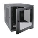 Eaton Tripp Lite SmartRack SRW12US33G 12U Server-Depth Wall-Mount Rack Cabinet with Clear Acrylic Door