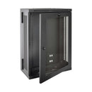 Tripp Lite SmartRack 18U Wall-Mount Rack Enclosure, Patch-Depth, Clear Door