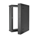 Tripp Lite SmartRack 18U Wall-Mount Rack Enclosure, Patch-Depth, Clear Door