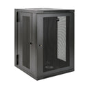 Tripp Lite SmartRack 18U UPS-Depth Wall-Mount Rack Enclosure, Hinged
