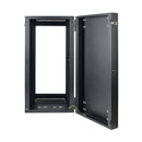 Eaton Tripp Lite SRW26USG SmartRack 26U Low-Profile Wall-Mount Rack Enclosure with Clear Acrylic Window, Hinged Back, Black