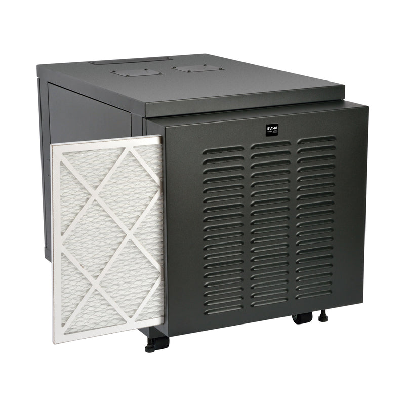 Tripp Lite SRX12UBFFD SmartRack 12U Small Server Rack Enclosure – 230V, IP54-Rated, Filtered Cooling