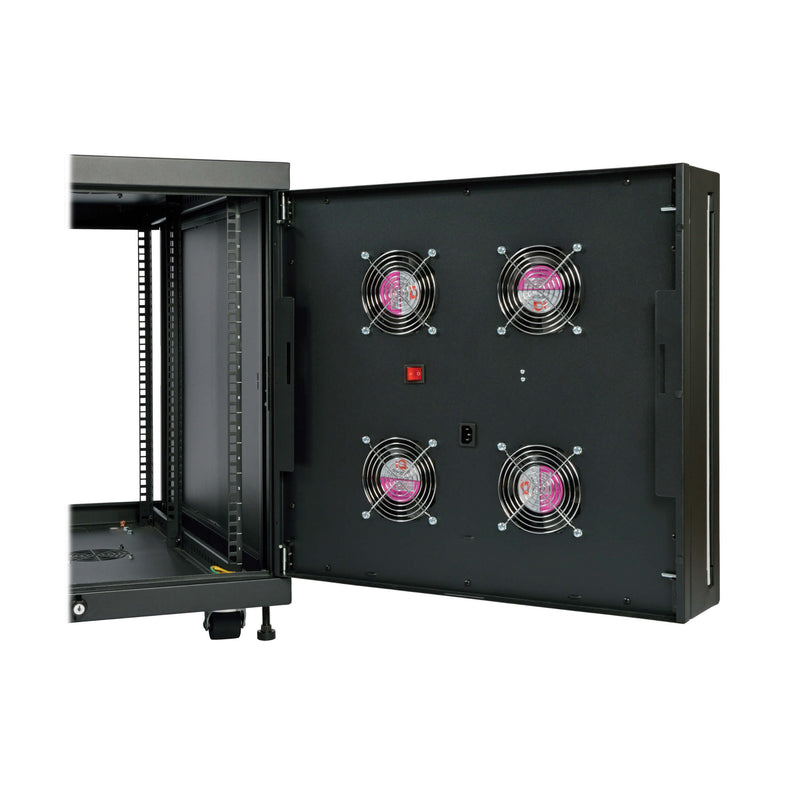 Tripp Lite SRX12UBFFD SmartRack 12U Small Server Rack Enclosure – 230V, IP54-Rated, Filtered Cooling