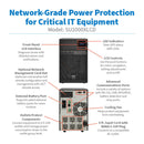 Eaton Tripp Lite SU1000XLCD SmartOnline 1000VA 900W Double-Conversion UPS with LCD