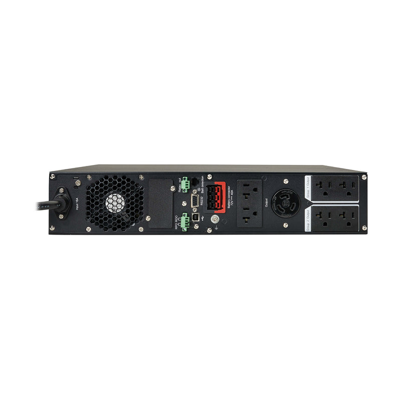 Eaton Tripp Lite SmartOnline 2000VA 1800W 2U Rack/Tower Double-Conversion UPS, 120V, LCD, TAA Compliant – SU2200RTXLCD2UTAA