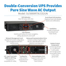 Eaton SmartOnline SU3000RTXLCD2UN 3000VA 2700W 120V Double-Conversion UPS with LCD & Network Card