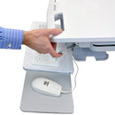 Ergotron SV42-6302-3 StyleView® LCD Pivot Medical Cart, LiFe Powered, Electric Lift, UK