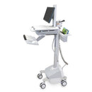 Ergotron SV42-6302-3 StyleView® LCD Pivot Medical Cart, LiFe Powered, Electric Lift, UK