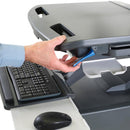 Ergotron SV42-8302-3 StyleView® Cart with LCD Pivot, LiFe Powered, UK (Dark Grey)