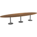 AVTEQ TEAMconference™ Oval Table Top – 18 ft x 4 ft, Laminate Finish (TC-18X4-O)
