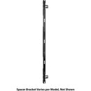 Left dvLED Wall Mount for LG LSCB Series Ultra Slim, 5 Displays Tall