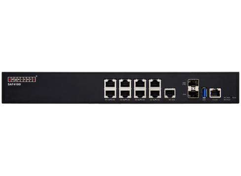 Edgecore SAF4100I Network Appliance – Intel D-1508, 4GB DDR4, 32GB SSD, 10G & Gigabit Ports