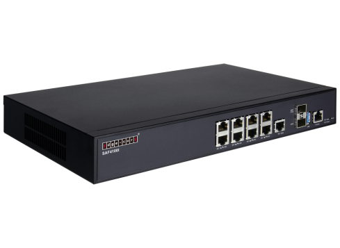 Edgecore SAF4100I Network Appliance – Intel D-1508, 4GB DDR4, 32GB SSD, 10G & Gigabit Ports