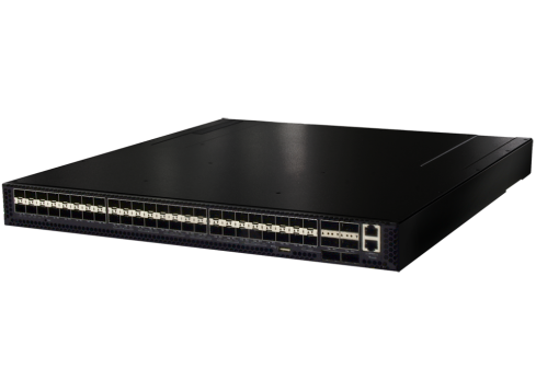 Edgecore AS5812-54X 48-Port 10GbE SFP+ & 6-Port 40GbE QSFP+ Open Network Switch – Dual AC PSU, Front-to-Back Airflow (US)