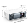 BenQ TK710STI 4K UHD Short Throw Laser DLP Projector with QS02 Android TV