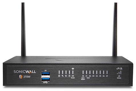 SonicWall TZ Series (Gen 7) TZ370W Security Appliance – Wi-Fi 5 – with 3 Years Advanced Protection Service Suite – 03-SSC-0746