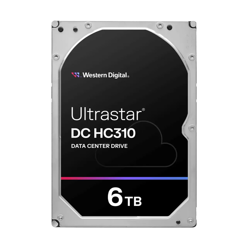 WD Ultrastar DC HC310 HUS726T6TAL5204 6TB 3.5" SAS 12Gb/s 7200RPM Enterprise HDD – 0B36047-20PK