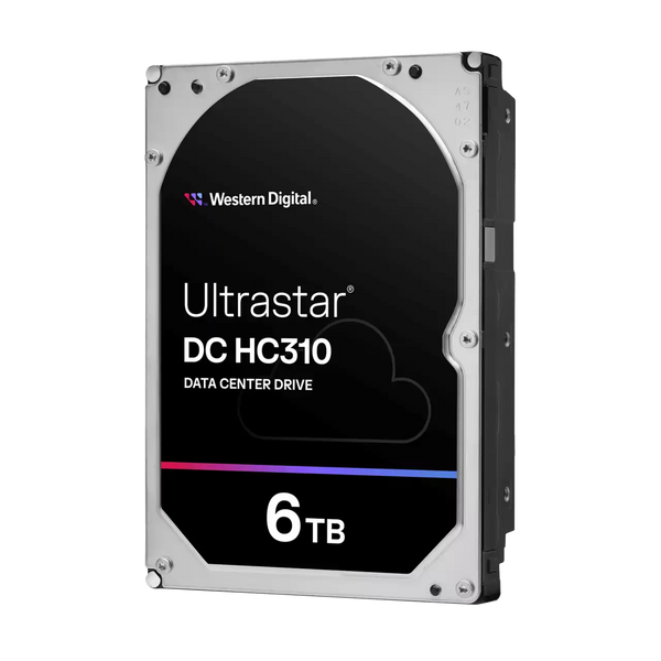 WD Ultrastar DC HC310 HUS726T6TAL5204 6TB 3.5" SAS 12Gb/s 7200RPM Enterprise HDD – 0B36047-20PK