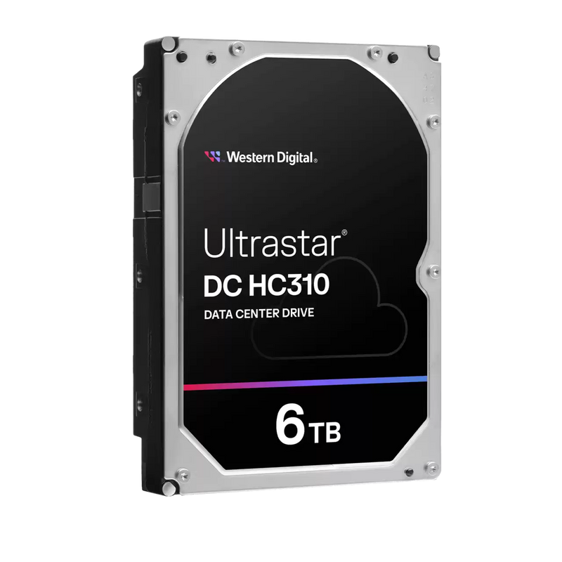 WD Ultrastar DC HC310 HUS726T6TAL5204 6TB 3.5" SAS 12Gb/s 7200RPM Enterprise HDD – 0B36047-20PK
