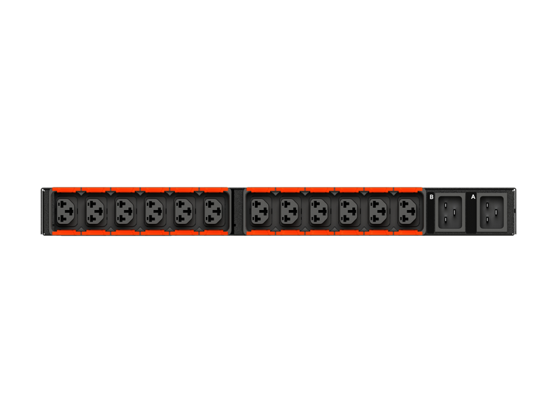 Vertiv VA4U21A0 Rack Transfer Switch, 16A/20A, 120-230V, Monitored