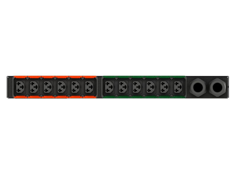 Vertiv VA4N31A1 Rack Transfer Switch, 30A, 208V, 4.9kW, 12 x C13/C19