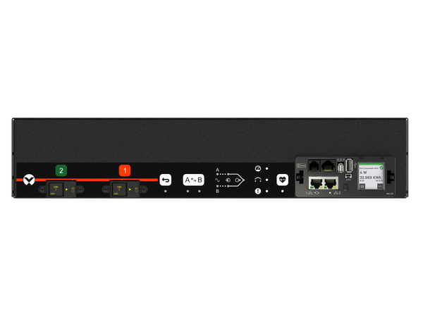 Vertiv VA4N32A0 Rack Transfer Switch, 30A 208V, 4.9kW, 24 Outlets