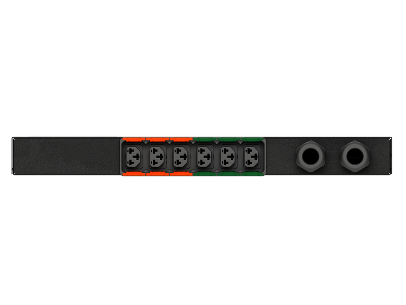 Vertiv VA5N31A0 Rack Transfer Switch, 30A, 208V, 4.9kW, 6 C13/C19 Outlets