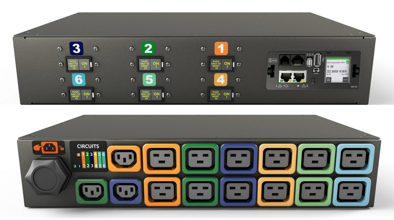 Vertiv VP4N62A0 PowerIT Monitored rPDU, 60A 208V, Horizontal
