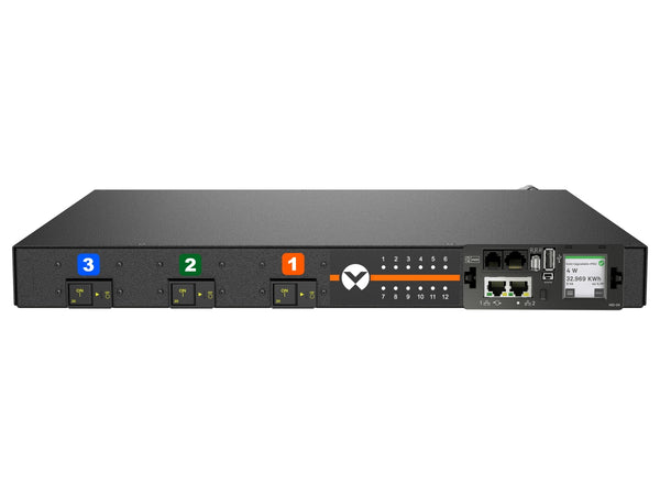 Vertiv VP6UU1A0 PowerIT rPDU, Horizontal, 12x C13/C19, EC Monitored, 11kW