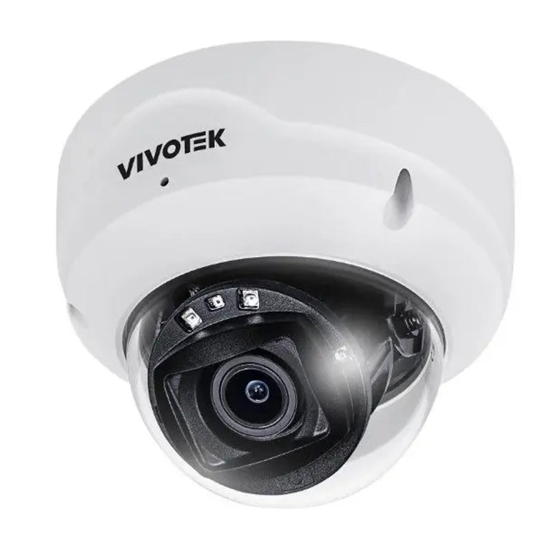 Vivotek FD819-HT-90-1Y 5MP Indoor Dome IP Security Camera with 2.8–10mm Varifocal Lens, Built-In IR and 1-Year Cloud License