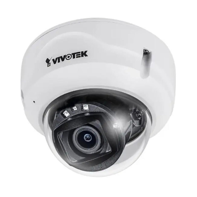 Vivotek FD839-EHTV-90-1Y 5MP Outdoor Dome IP Security Camera with 2.8-10mm Varifocal Lens, Built-In IR and 1-Year Cloud License