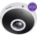 Vivotek FE931-EHV-1Y Vortex 12MP Outdoor Fisheye IP Security Camera with 1.22mm Lens and 1-Year Vortex Standard Cloud License