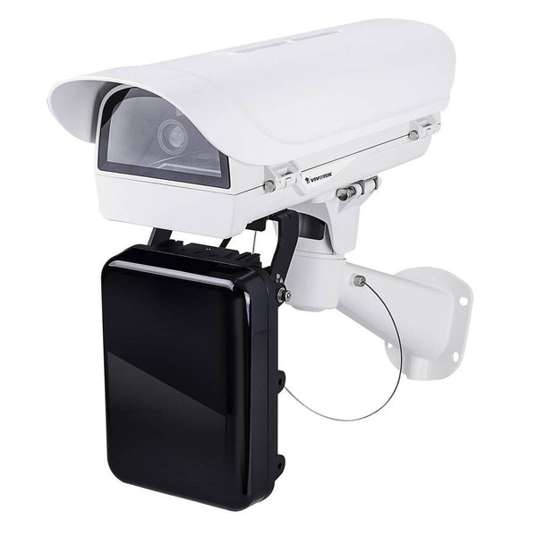 Vivotek IP9165-LPCKIT-H1-v2 High-Speed License Plate Capture IP Security Camera with CA80I8-2040 IR Illuminator, Varifocal 12-40mm Lens for Highways