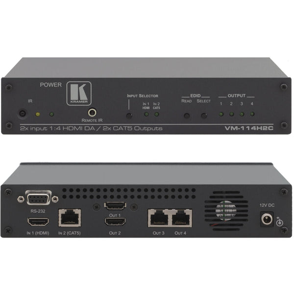 2x1:4 (2 HDMI  2 Twisted PairTransmitter) Distribution Amplifier KRAMER