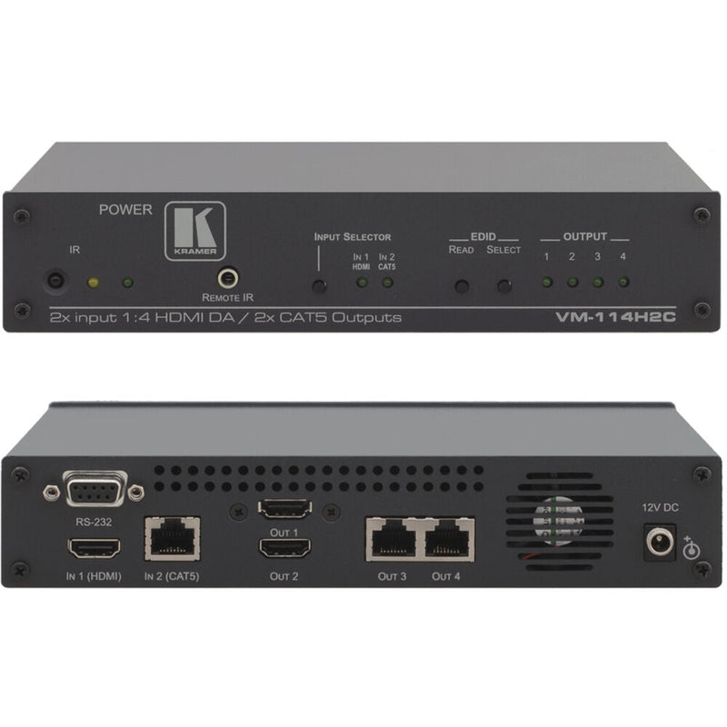 2x1:4 (2 HDMI  2 Twisted PairTransmitter) Distribution Amplifier KRAMER