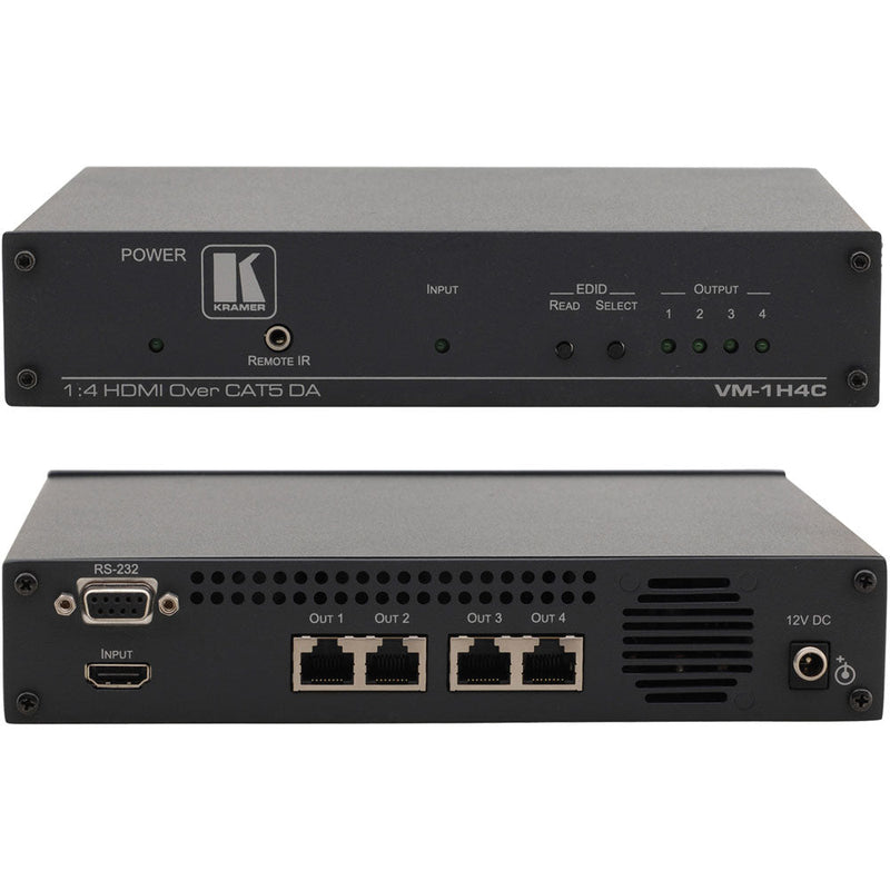 1:4 HDMI Twisted Pair Transmitter & Distribution Amplifier KRAMER